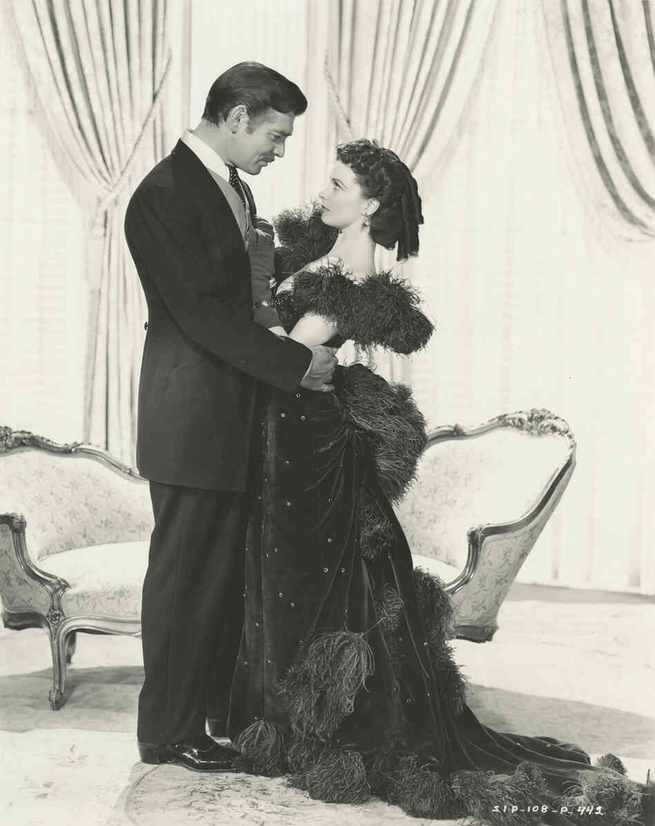 Vivien Leigh and Clark Gable.