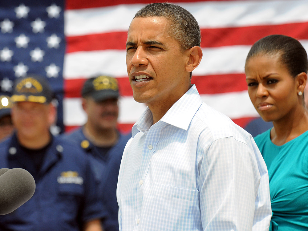 President Obama speaks at the U.S. Coast Guard Panama City
District Office in Panama City, Fla. President Obama speaks at the
U.S. Coast Guard Panama City District Office in Panama City, Fla.