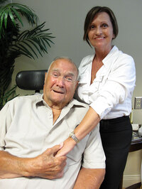 Jim and Cheryl Waggoner met and married while he was in a VA nursing home. Their custom home accommodates his physical limitations while also looking stylish.