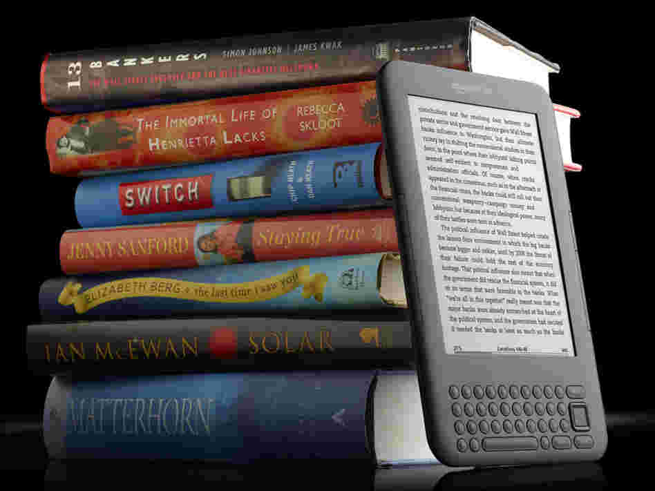This product image provided by Amazon.com shows the new Kindle 3 reader.