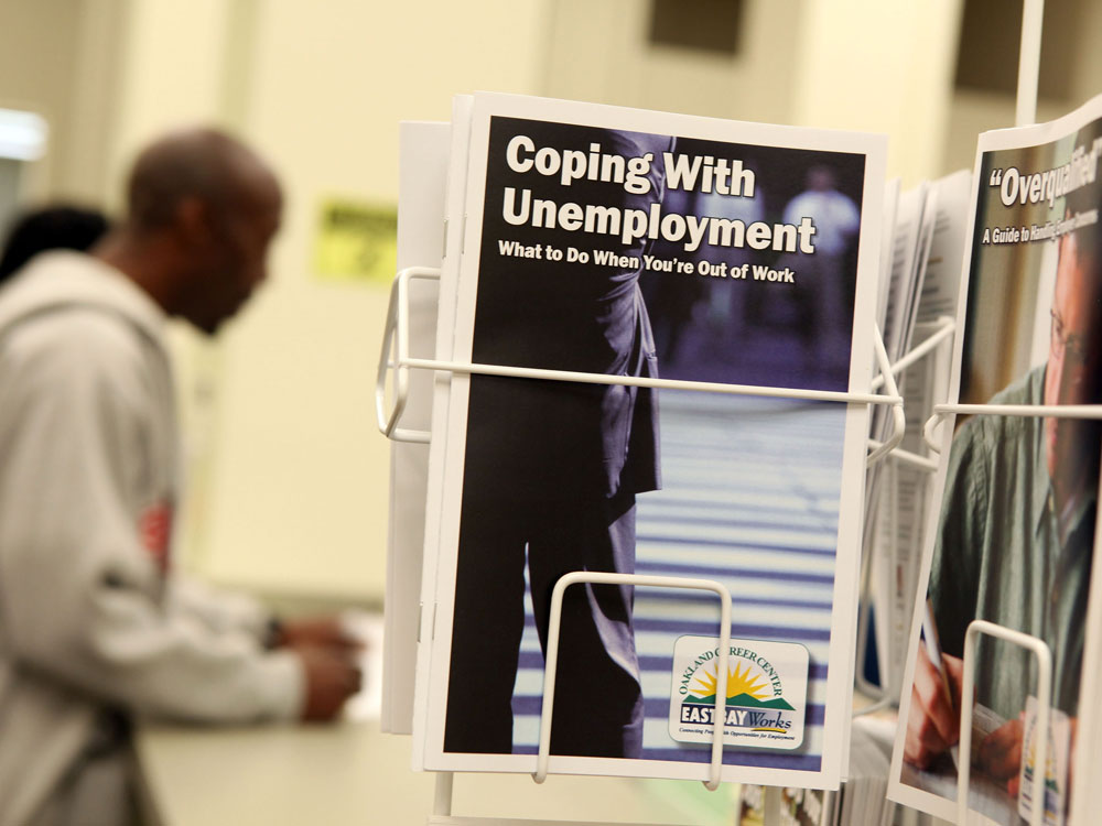 At a career center in Oakland earlier this month.