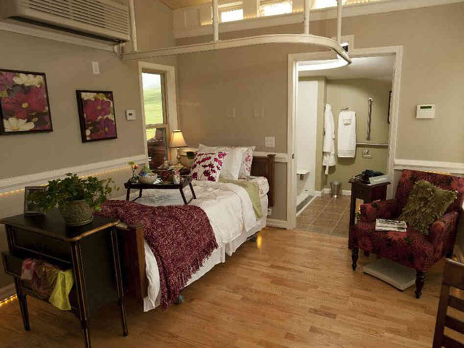 The interior of a MEDCottage. Courtesy N2Care.