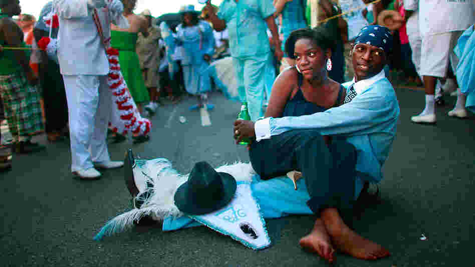 A second line parade in New Orleans, in 2009. A second line parade in New Orleans, in 2009.