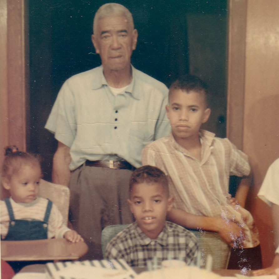 Keith Woods as a Child