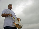 Lumar C. LeBlanc was photographed for the Surviving Katrina and Rita in Houston project installation Lumar C. LeBlanc was photographed for the Surviving Katrina and Rita in Houston project installation