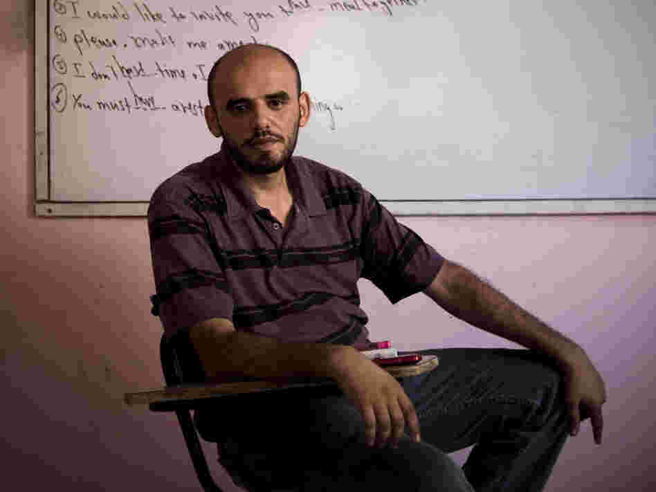 Gazan teacher Mohammed Saqar