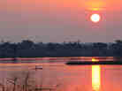Congo River sunset Congo River sunset