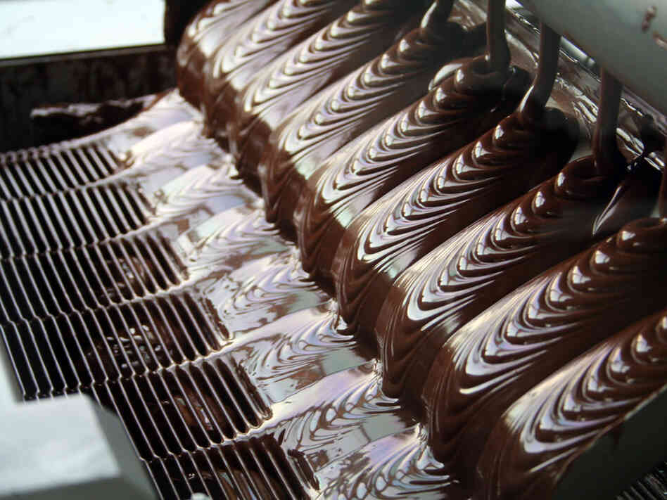 Hershey's Chocolate World visitors can make their own candy bars using factory equipment