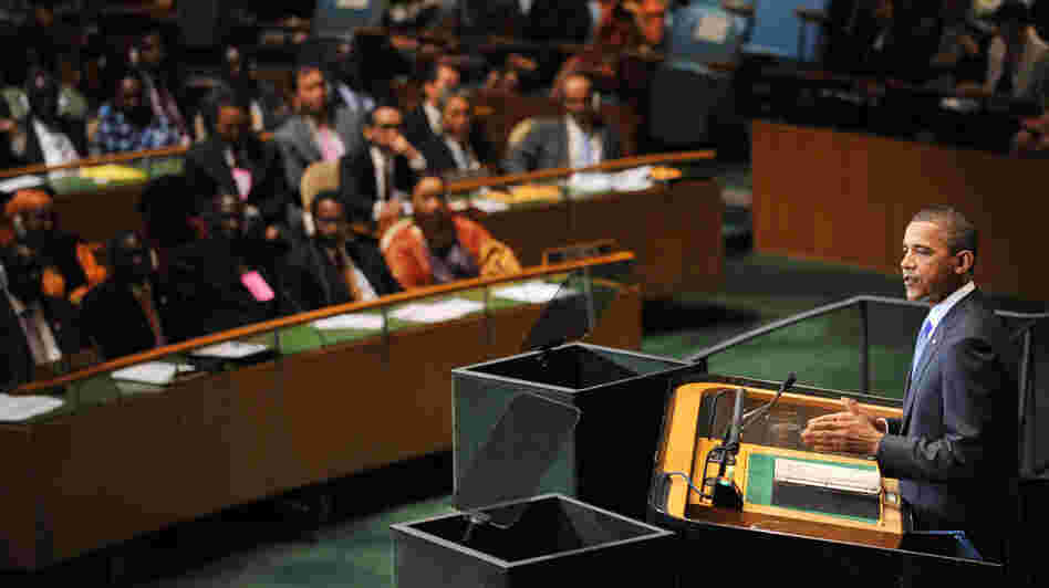 President Obama speaks to the United Nations General Assembly President Obama speaks to the United Nations General Assembly