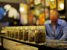 Jars full of medical marijuana are seen at Sunset Junction medical marijuana dispensary in Los Angeles in May. Jars full of medical marijuana are seen at Sunset Junction medical marijuana dispensary in Los Angeles in May.