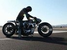 Shinya Kimura gets ready to ride his motorbike Shinya Kimura gets ready to ride his motorbike