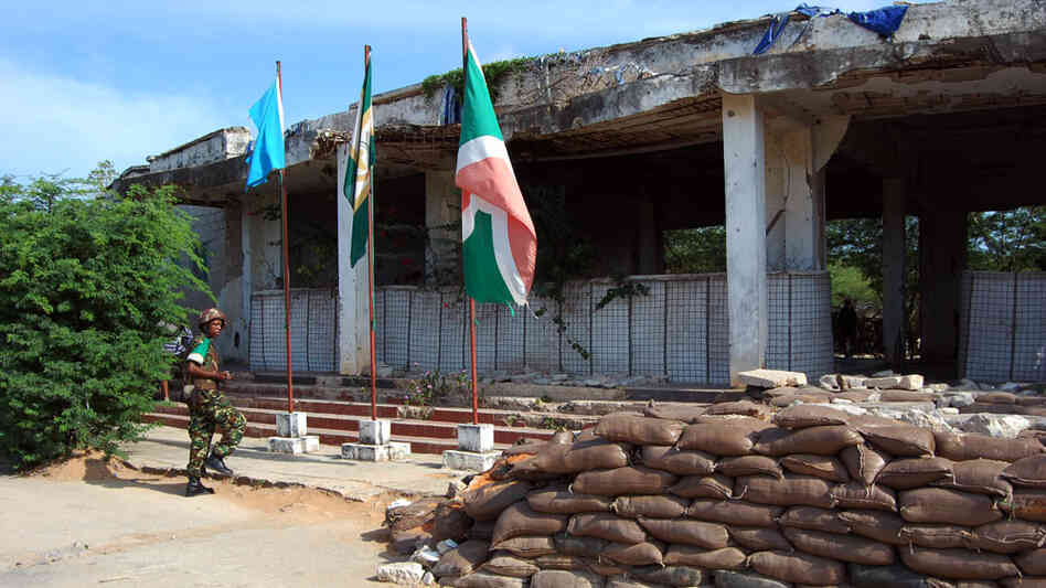 The remains of Somali National University now serve as a base for African Union troops