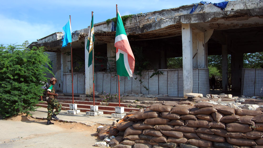 After nearly two decades of civil war,  most of Mogadishu's landmarks are unrecognizable. In Somalia's capital, the remains of  Somali National University now serve as a base for African Union troops who are trying to protect the U.S.-backed government from an Islamist insurgency.