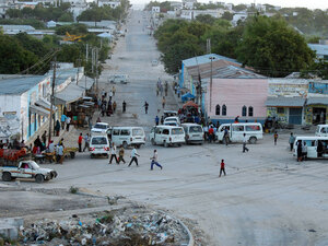 The streets of Mogadishu