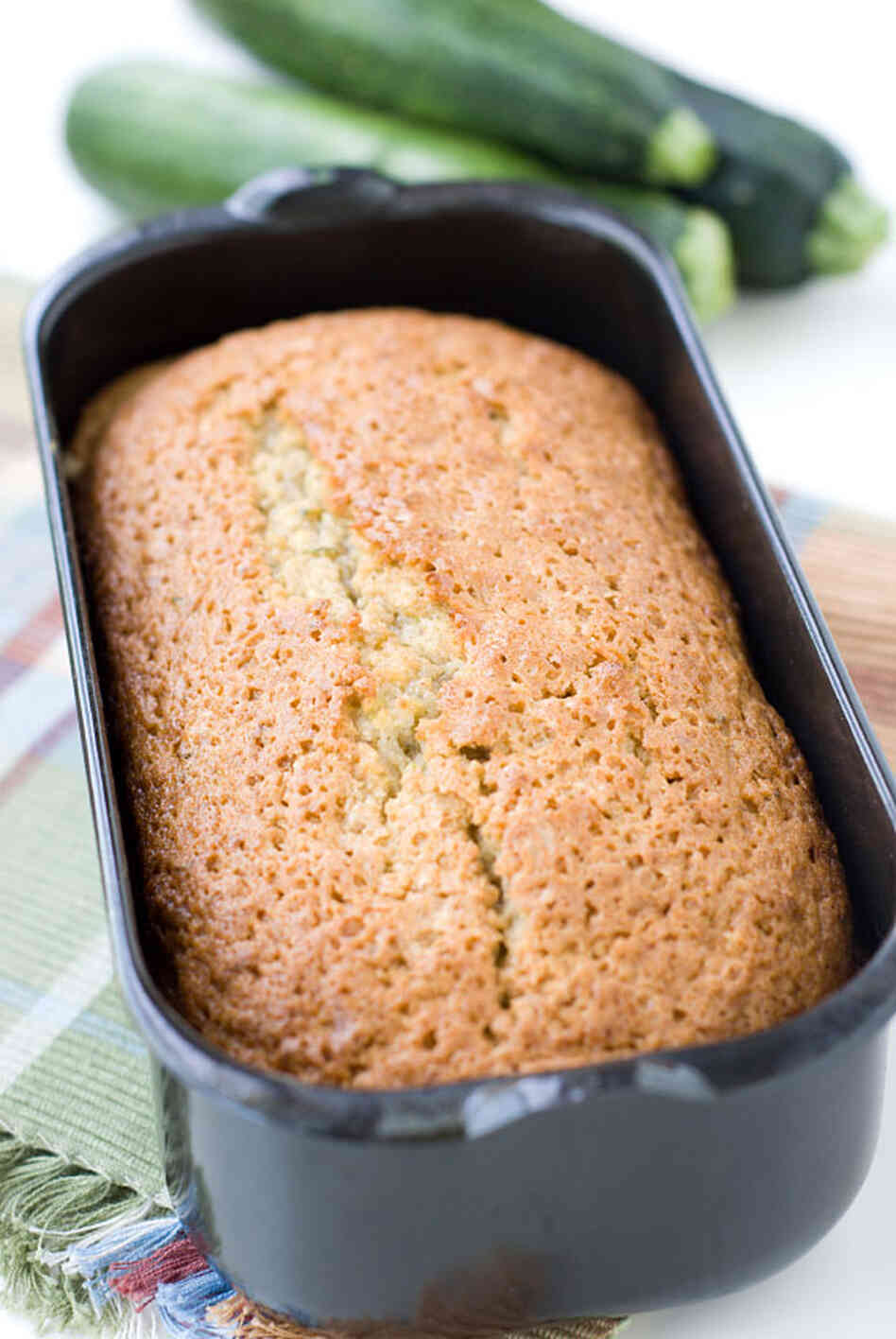 Freshly-baked zucchini bread