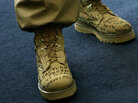 The pair of boots The pair of boots