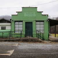 The Hacker Valley post office building, shut down in July, 2009