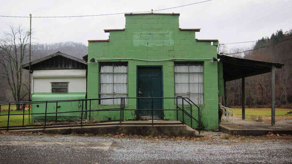 The Hacker Valley post office building, shut down in July, 2009
