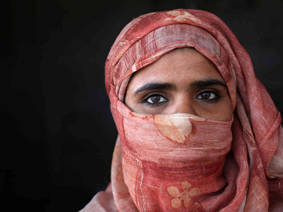 Maliha, a Bedouin mother of four, at her home in Nuweiba, Sinai Peninsula, Egypt.