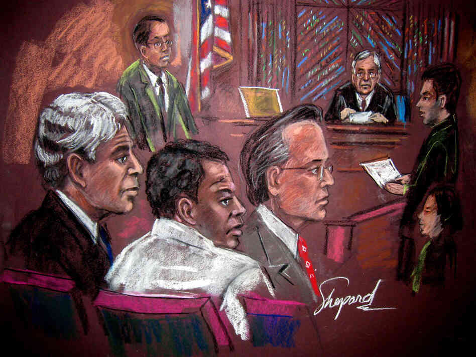 Courtroom drawing shows terrorism suspect Ahmed Ghailani
