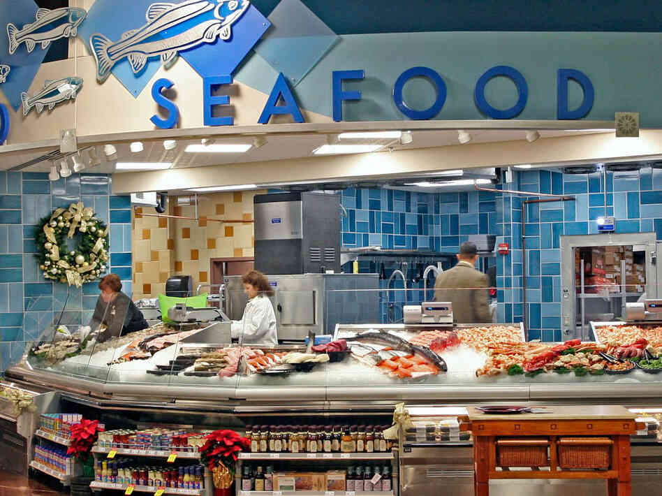 "Debris Series" recycled tile in United Supermarkets, Dallas