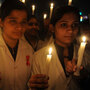 Candlelight vigil in Amritsar, India, for World AIDS Day