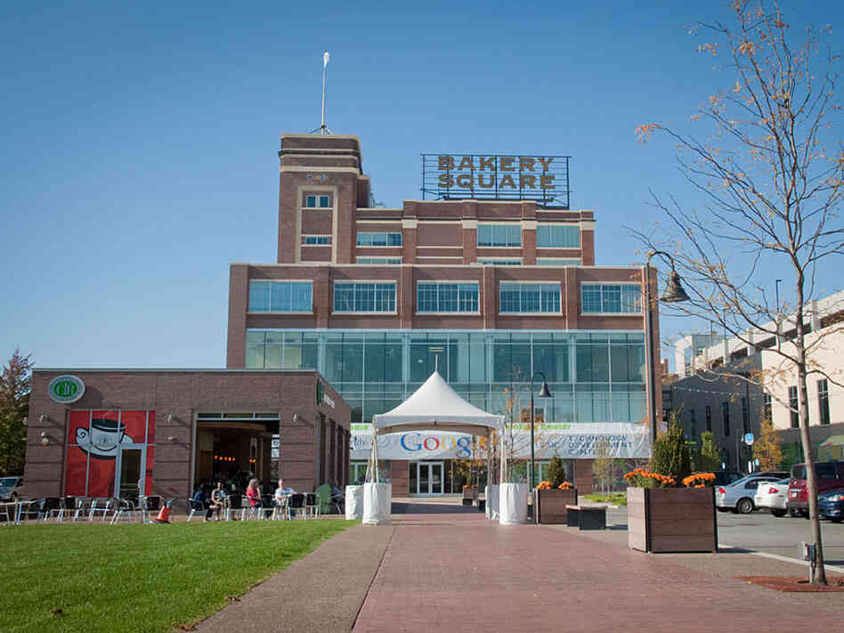 Pittsburgh's Bakery Square, an old Nabisco factory, is now home to a Google office.