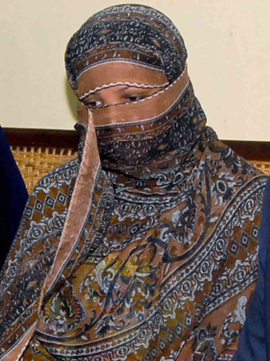 Asia Bibi at a prison in Sheikhupura near Lahore Asia Bibi at a prison in Sheikhupura near Lahore