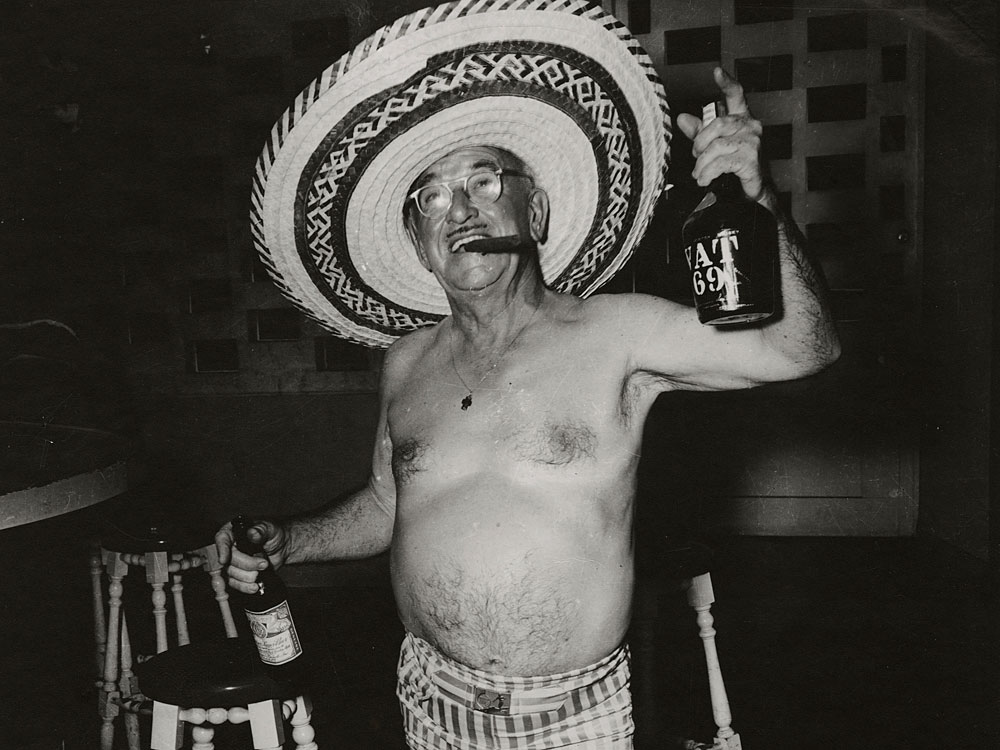 An American tourist at the Hotel Nacional, Havana, 1950s 