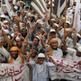 Activists of the Pakistani fundamentalist party Jamiat Talaba Islam protest last month in Karachi Activists of the Pakistani fundamentalist party Jamiat Talaba Islam protest last month in Karachi