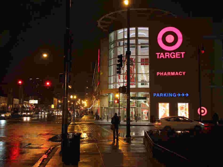 Target store at night