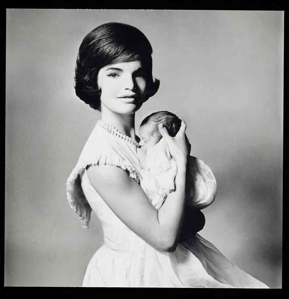 Jacki Kennedy with her son John, Jr. Jacki Kennedy with her son John, Jr.