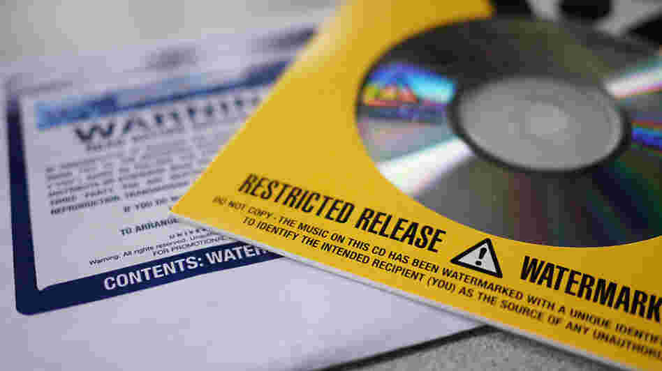 Promo CDs; credit: Claire O'Neill for NPR