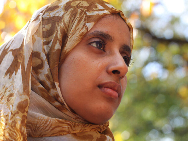 Amira Al-Sharif was born in Saudi  Arabia and grew up in Yemen. She was the first person from her family who graduated from a university — and she got money to take photos in America.