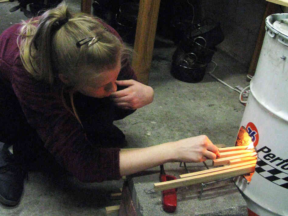 At its lab, Aprovecho teaches people how to test the efficiency and emissions of wood stoves.