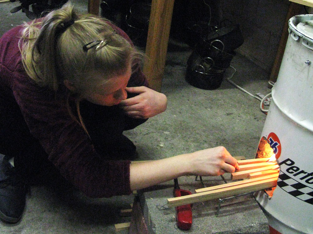 At its lab, Aprovecho teaches people how to test the efficiency and emissions of wood stoves.