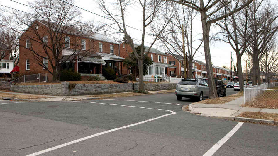 The Anacostia neighborhood where Adams grew up. The Anacostia neighborhood where Adams grew up.