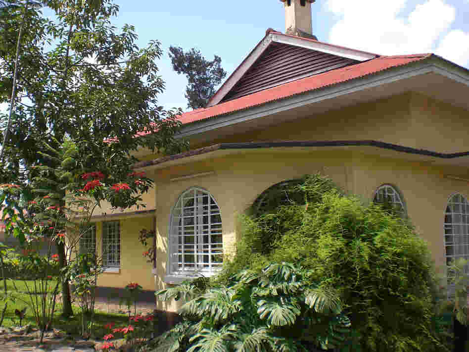 House where the researchers are staying in Ruhengeri.