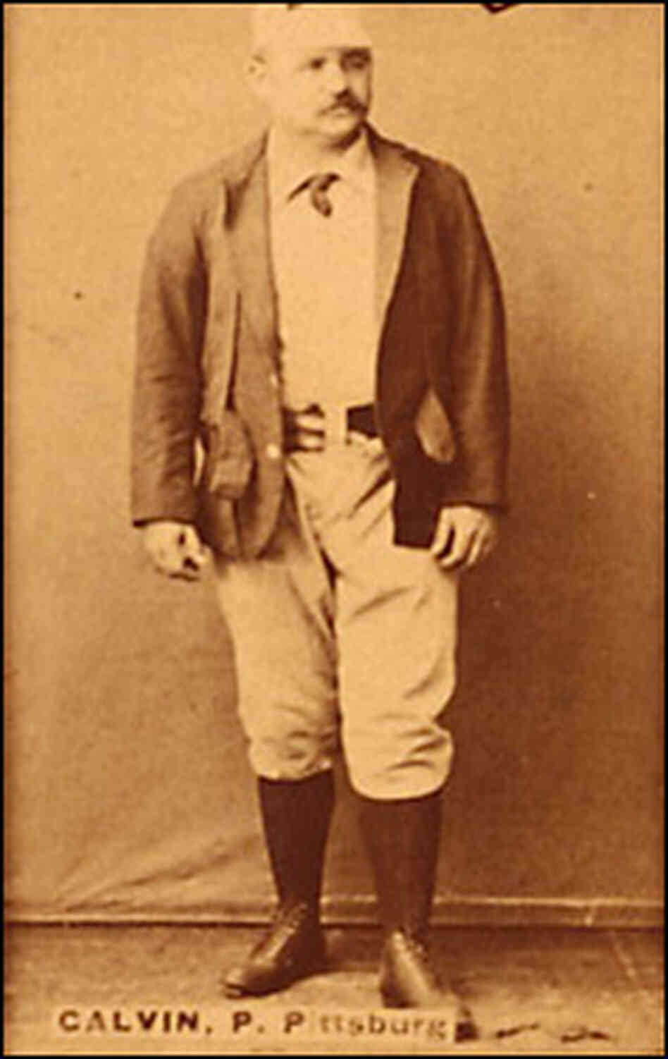 Pud Galvin, a 19th-century baseball player famed for his pitching prowess. Pud Galvin, a 19th-century baseball player famed for his pitching prowess.