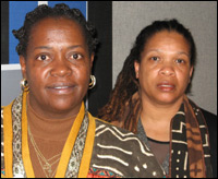 Shanda Smith and Valencia Mohammed