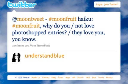 Twitter: #moonfruit
