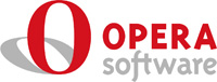 The Opera Software corporate logo.