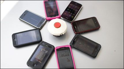 An iPhone flower.