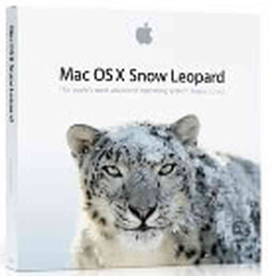Apple's new Snow Leopard operating system update. Apple's new Snow Leopard operating system update.