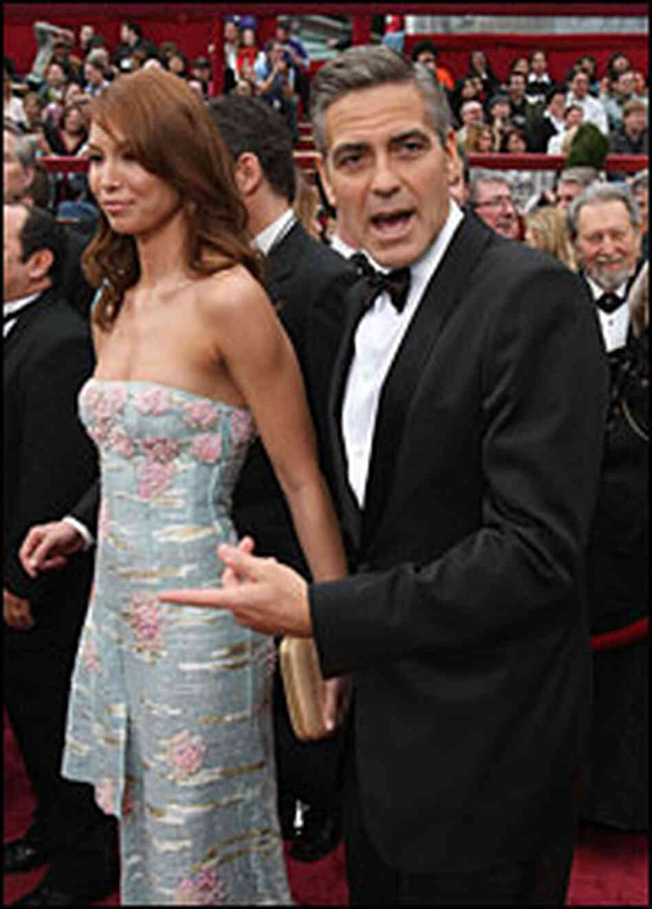 George Clooney and Sarah Larson George Clooney and Sarah Larson