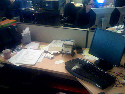 Tricia McKinney's desk