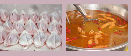 dumplings and intestines