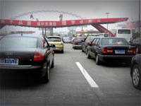 traffic jam Chengdu