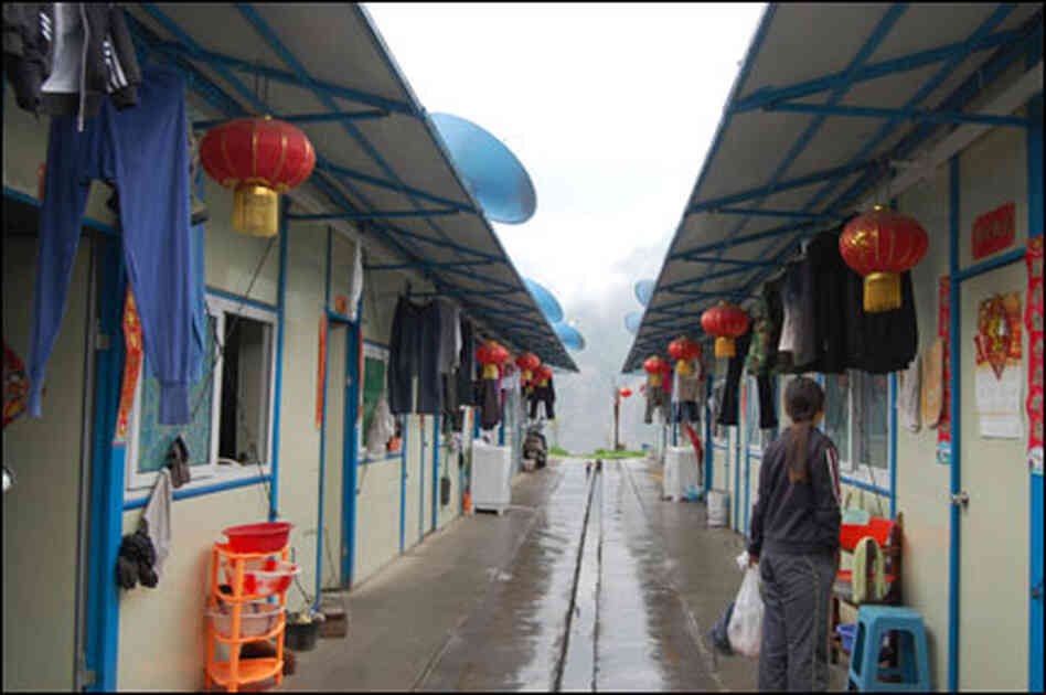Yingxiu Temporary Housing Camp. Yingxiu Temporary Housing Camp.