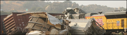 Metrolink Train Collision near Los Angeles